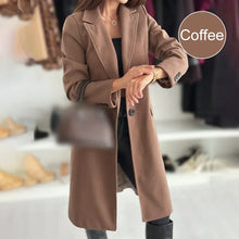 Load image into Gallery viewer, Women’s Elegant Tailored Long Coat