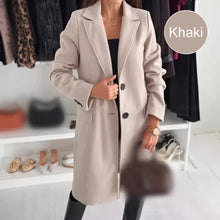 Load image into Gallery viewer, Women’s Elegant Tailored Long Coat