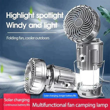 Load image into Gallery viewer, Portable LED Camping Lantern With Fan