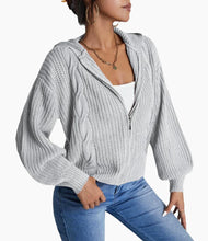 Load image into Gallery viewer, Cozy zip-up Sweater