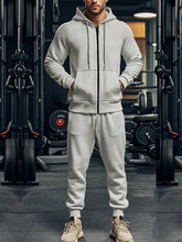Load image into Gallery viewer, KZZ Essential Waffle Hoodie & Pants Combo | Men's Quick-Dry Lounge Set