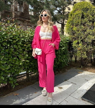 Load image into Gallery viewer, Shawl Neck Shrug With Straight Trouser