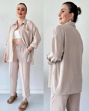 Load image into Gallery viewer, Shirt Collar Drop Shoulder Shirt & Trousers Co-Ords