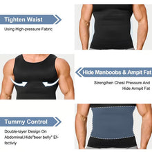 Load image into Gallery viewer, 🔥Men's Sleeveless Solid Shapewear Undershirt