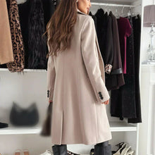 Load image into Gallery viewer, Women’s Elegant Tailored Long Coat