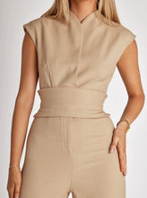 Load image into Gallery viewer, Women's Sleeveless Wide-Leg Jumpsuit