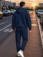 Load image into Gallery viewer, KZZ Essential Waffle Hoodie & Pants Combo | Men's Quick-Dry Lounge Set