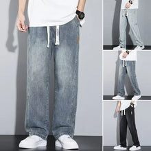 Load image into Gallery viewer, Men's loose straight jeans