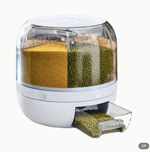 Load image into Gallery viewer, 360° ROTATING RICE, GRAIN DISPENSER FOR KITCHEN STORAGE