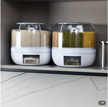 Load image into Gallery viewer, 360° ROTATING RICE, GRAIN DISPENSER FOR KITCHEN STORAGE
