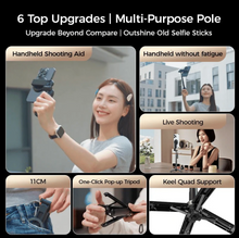 Load image into Gallery viewer, 4-in-1 Multifunctional 360° Rotatable Magnetic Selfie Stand