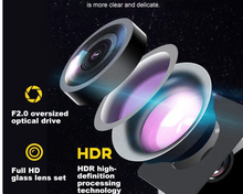 Load image into Gallery viewer, Dual-lens dashcam with 1080P HD & night vision - 170° wide angle