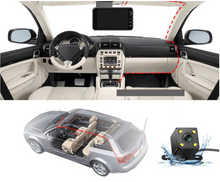 Load image into Gallery viewer, Dual-lens dashcam with 1080P HD & night vision - 170° wide angle