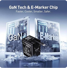 Load image into Gallery viewer, W&O 2-in-1 GaN Compatible with 120w Fast Charger