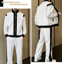 Load image into Gallery viewer, Men's Outfit Casual 2 Piece Contrast Sports Jogging Tracksuits Set
