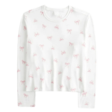 Load image into Gallery viewer, Bow Patterned Pajamas Set