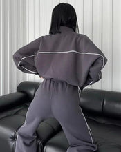 Load image into Gallery viewer, Women Casual Sports Sweatshirt and Jogger Pants (2-piece Set)