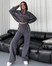 Load image into Gallery viewer, Women Casual Sports Sweatshirt and Jogger Pants (2-piece Set)