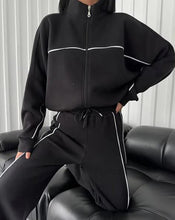 Load image into Gallery viewer, Women Casual Sports Sweatshirt and Jogger Pants (2-piece Set)