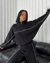 Load image into Gallery viewer, Women Casual Sports Sweatshirt and Jogger Pants (2-piece Set)