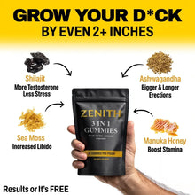 Load image into Gallery viewer, Zenith 3-in-1 Gummies for Men | Stamina, Strength & Vitality Support