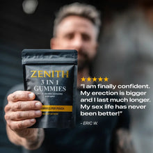 Load image into Gallery viewer, Zenith 3-in-1 Gummies for Men | Stamina, Strength & Vitality Support