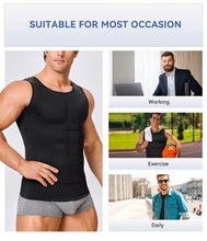 Load image into Gallery viewer, 🔥Men's Sleeveless Solid Shapewear Undershirt
