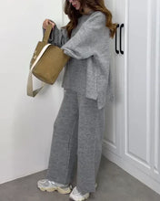 Load image into Gallery viewer, Crewneck Sweater & Pants Two-piece Set