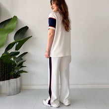 Load image into Gallery viewer, Women's two-piece color-blocked tracksuit