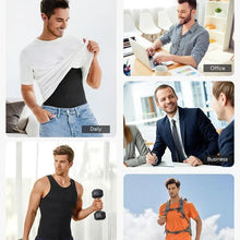 Load image into Gallery viewer, Men's slimming vest with zipper