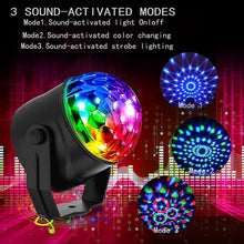 Load image into Gallery viewer, Colorful Rotating Magic Disco Ball Light