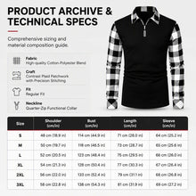Load image into Gallery viewer, Men's Casual Long-Sleeve Half-Zip Shirt