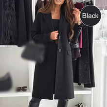 Load image into Gallery viewer, Women’s Elegant Tailored Long Coat
