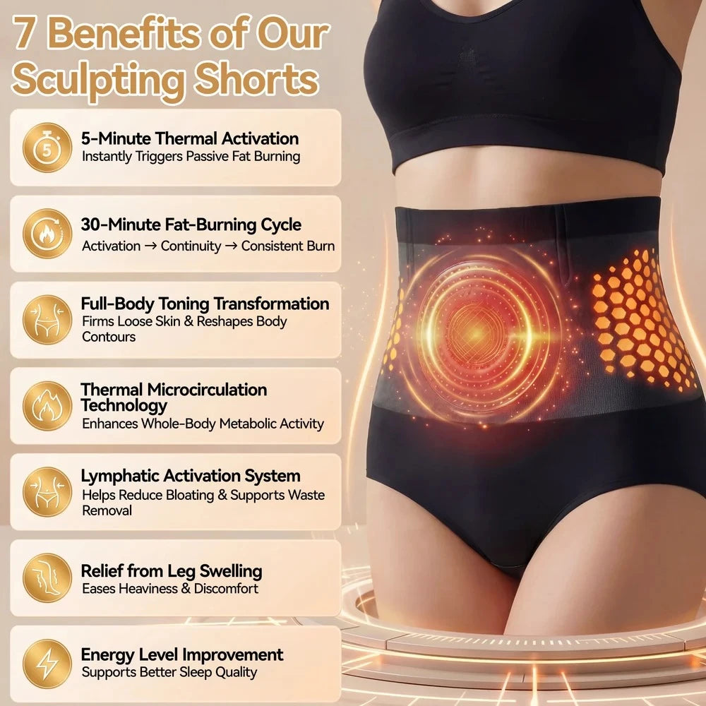 ThermoSculpt Fat-Burn Shaper Shorts