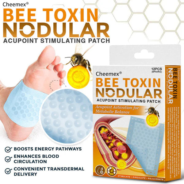 Cheemex® Bee Toxin Nodular Acupoint Stimulating Patch  Treats Diabesity, Obesity, High Blood Sugar Level
