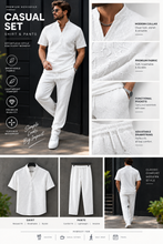 Load image into Gallery viewer, Men's Waffle-Knit -Piece Set
