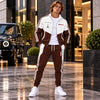 Men's Athletic Set Casual Sports Jacket and Jogging Pants