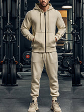 Load image into Gallery viewer, KZZ Essential Waffle Hoodie &amp; Pants Combo | Men's Quick-Dry Lounge Set
