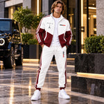 Men's Athletic Set Casual Sports Jacket and Jogging Pants