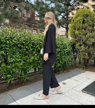 Load image into Gallery viewer, Shawl Neck Shrug With Straight Trouser
