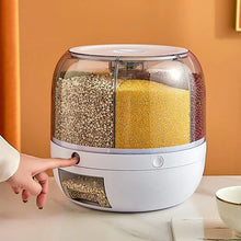 Load image into Gallery viewer, 360° ROTATING RICE, GRAIN DISPENSER FOR KITCHEN STORAGE
