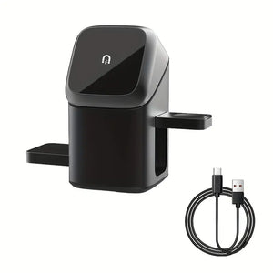 3-in-1 Wireless Charger | Multifunctional Magnetic Rotating Foldable Travel Charger