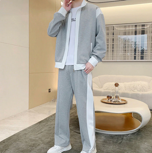Men's Outfit Casual 2 Piece Contrast Sports Jogging Tracksuits Set