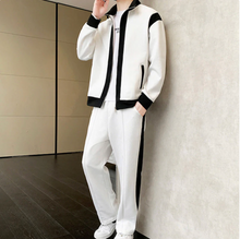 Load image into Gallery viewer, Men&#39;s Outfit Casual 2 Piece Contrast Sports Jogging Tracksuits Set
