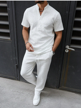 Load image into Gallery viewer, Men's Waffle-Knit -Piece Set
