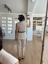 Load image into Gallery viewer, Dali Belted Flato Trouser Vest Suit

