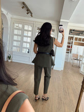 Load image into Gallery viewer, Dali Belted Flato Trouser Vest Suit

