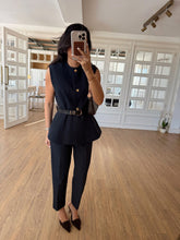 Load image into Gallery viewer, Dali Belted Flato Trouser Vest Suit
