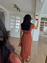 Load image into Gallery viewer, Parley Zero Sleeve Button Placket Belted Dress
