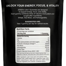 Load image into Gallery viewer, Zenith 3-in-1 Gummies for Men | Stamina, Strength &amp; Vitality Support
